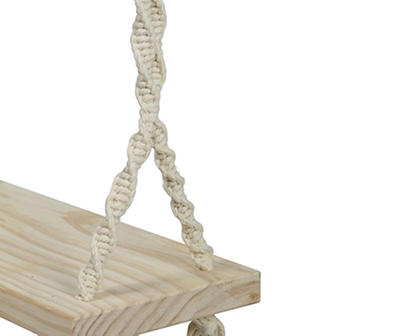 Northlight Rope Wooden Swing Chair - Big Lots