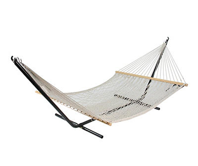 White Netted Double Hammock