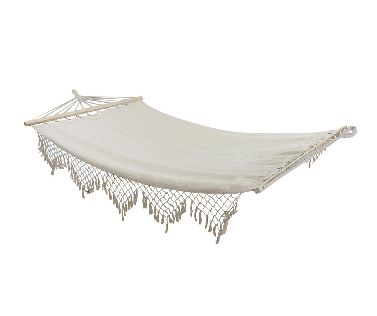 Northlight Beige Macrame Single Hammock Big Lots