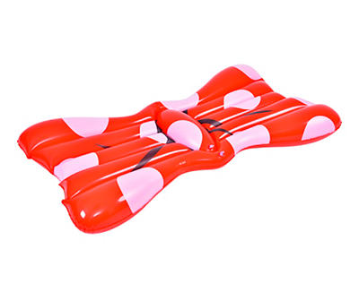 Polka Dot Bow Tie Inflatable Pool Float