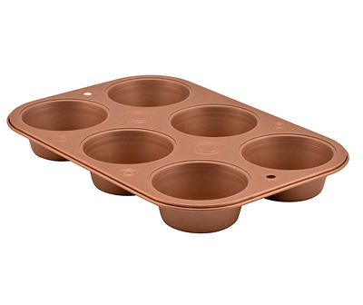 Winter Wonder Lane Copper Non-Stick 6-Cup Muffin Pan