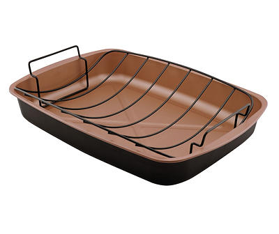 Copper Roaster Pan with Rack