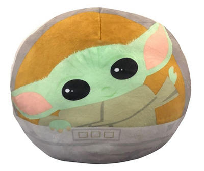 The Mandalorian The Child Carriage Round Cloud Pillow
