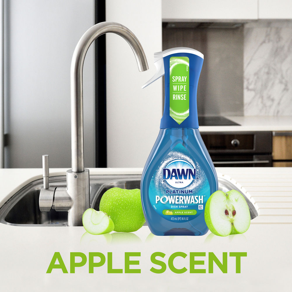 Dawn Platinum Powerwash Apple Scent Dish Spray, 16 Oz.