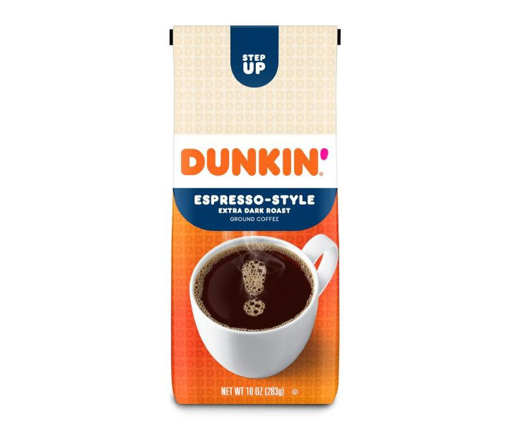 Dunkin Donuts EspressoStyle Extra Dark Roast Ground Coffee, 10 Oz