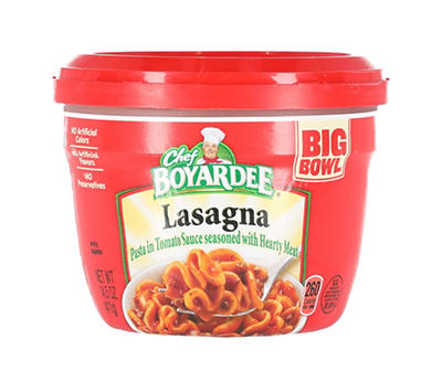 Lasagna Microwave Big Bowl, 14.5 Oz.