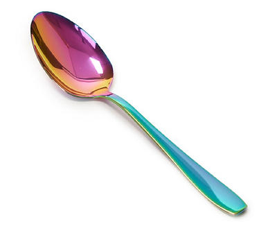 Iridescent Stainless Steel Serving Spoon
