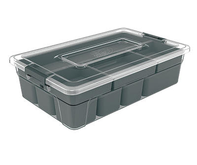Sort It 9-Compartment Latching Organizer With Insert Tray