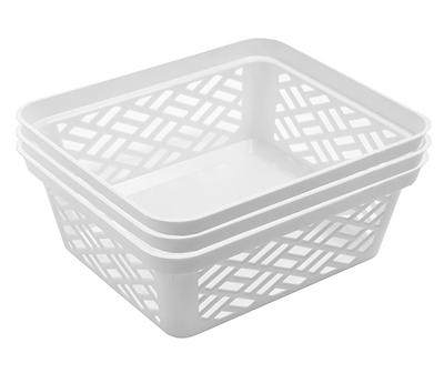 EZY Storage Small Brickor Basket, 3-Pack