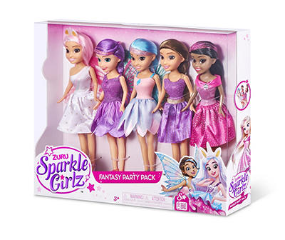 Fantasy Party Pack 5-Piece Doll Set