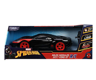 Spider-Man Black 1:16 2017 Ford GT RC Sports Car