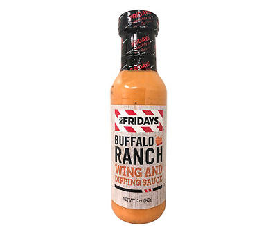 TGI Fridays Buffalo Ranch Wing & Dipping Sauce, 12 Oz.