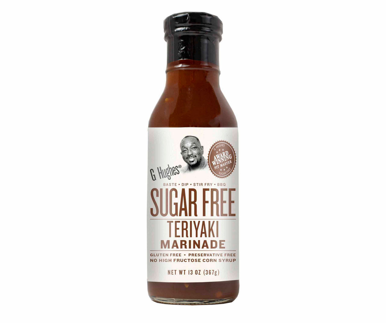 G Hughes Sugar Free Teriyaki Marinade, 13 Oz.