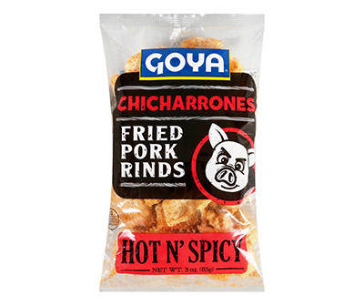 Chicharrones Hot N' Spicy Fried Pork Rinds, 3 Oz.