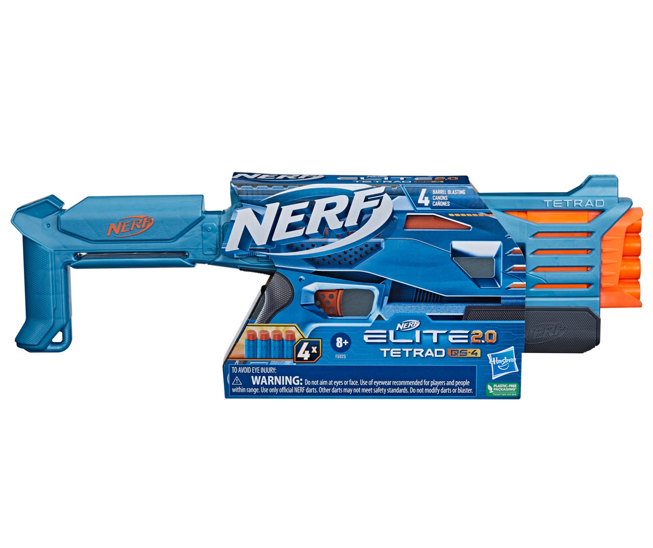 Forkludret tyv fysiker Nerf Elite 2.0 Tetrad QS-4 Blaster | Big Lots