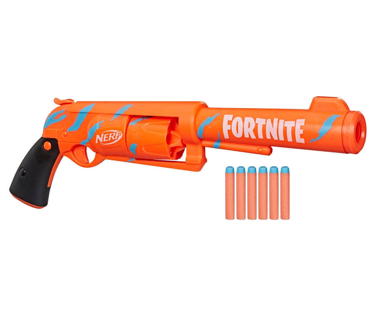 NERF Fortnite Heavy SR Blaster Scope, Big Blaster, 6 Mega Darts, 6-Dart  Clip, Kids Toy Foam Blasters, Fortnite Toys for Boys and Girls