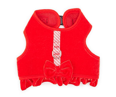 Pet Red Bow & Skirt Harness