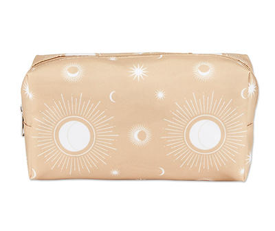 Beige Celestial Loaf Cosmetic Bag