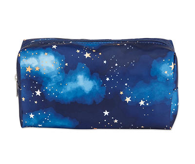 Blue Night Sky Loaf Cosmetic Bag
