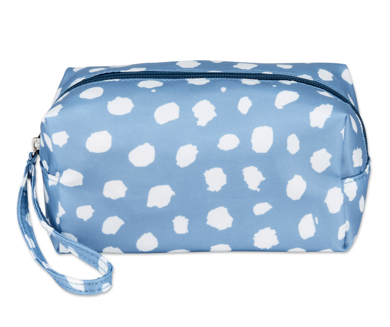 Modella Blue Dot Wristlet Cosmetic Bag | Big Lots