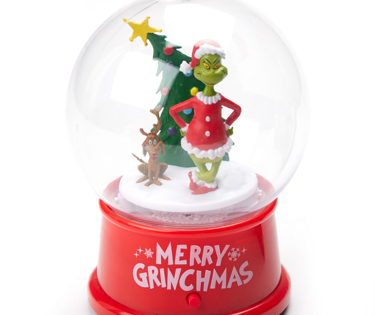 Welcome Christmas We Wish You A Merry Christmas Grinch outlet Snow Globe Works