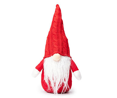 Red Knit Cap Gnome Tabletop Decor