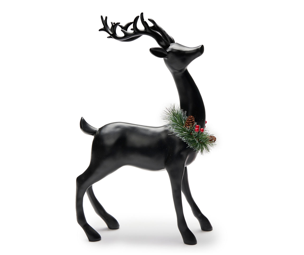 Winter Wonder Lane Black Standing Reindeer Tabletop Decor | Big Lots