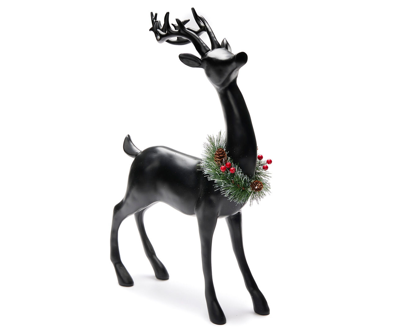 Winter Wonder Lane Black Standing Reindeer Tabletop Decor  Big Lots