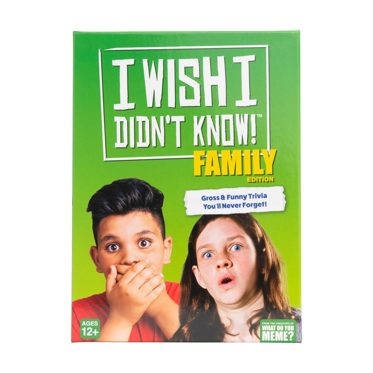 I Wish I Didn't Know Family Edition Card Game