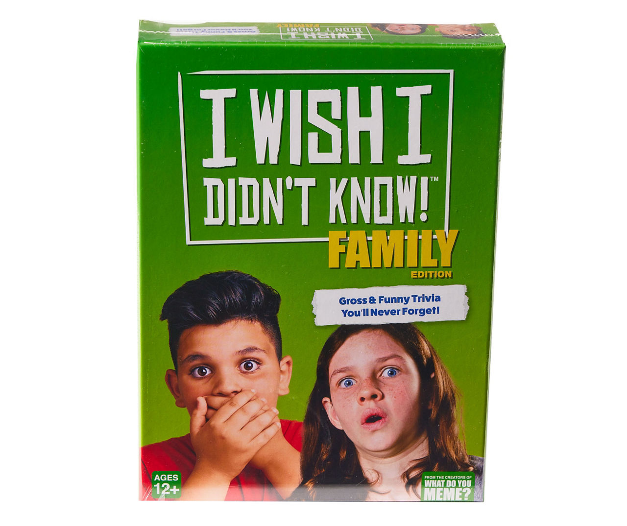 I Wish I Didn't Know Family Edition Card Game
