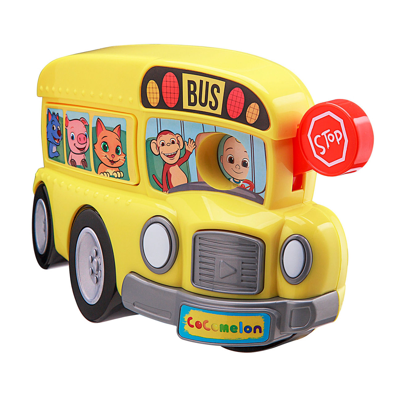 Cocomelon - The Wheels On The Bus Lunch Box - Red