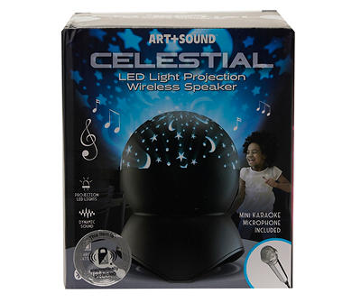 Black Celestial Projector Wireless Karaoke Speaker