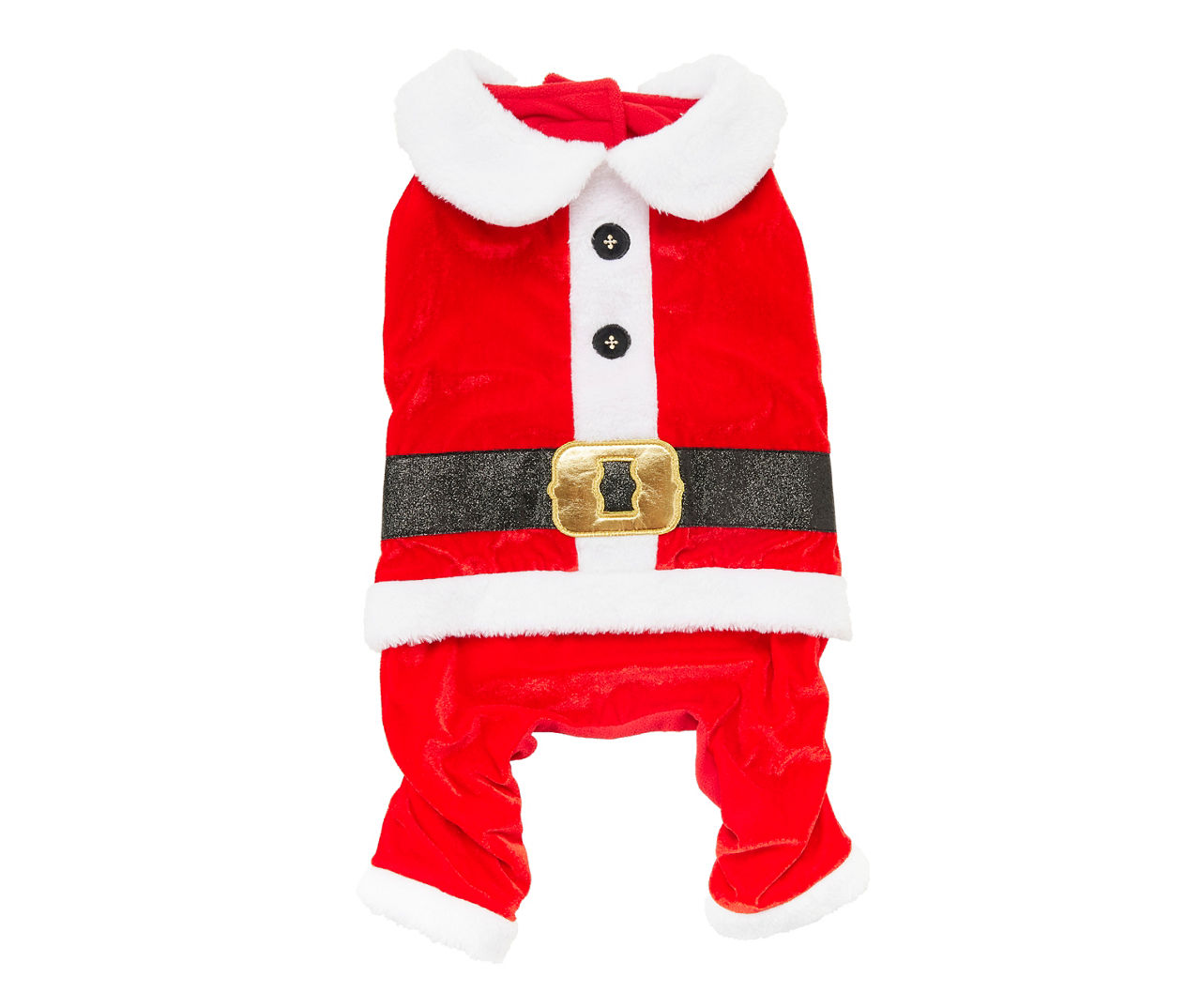 Pet Medium Red & White Santa Claus Costume