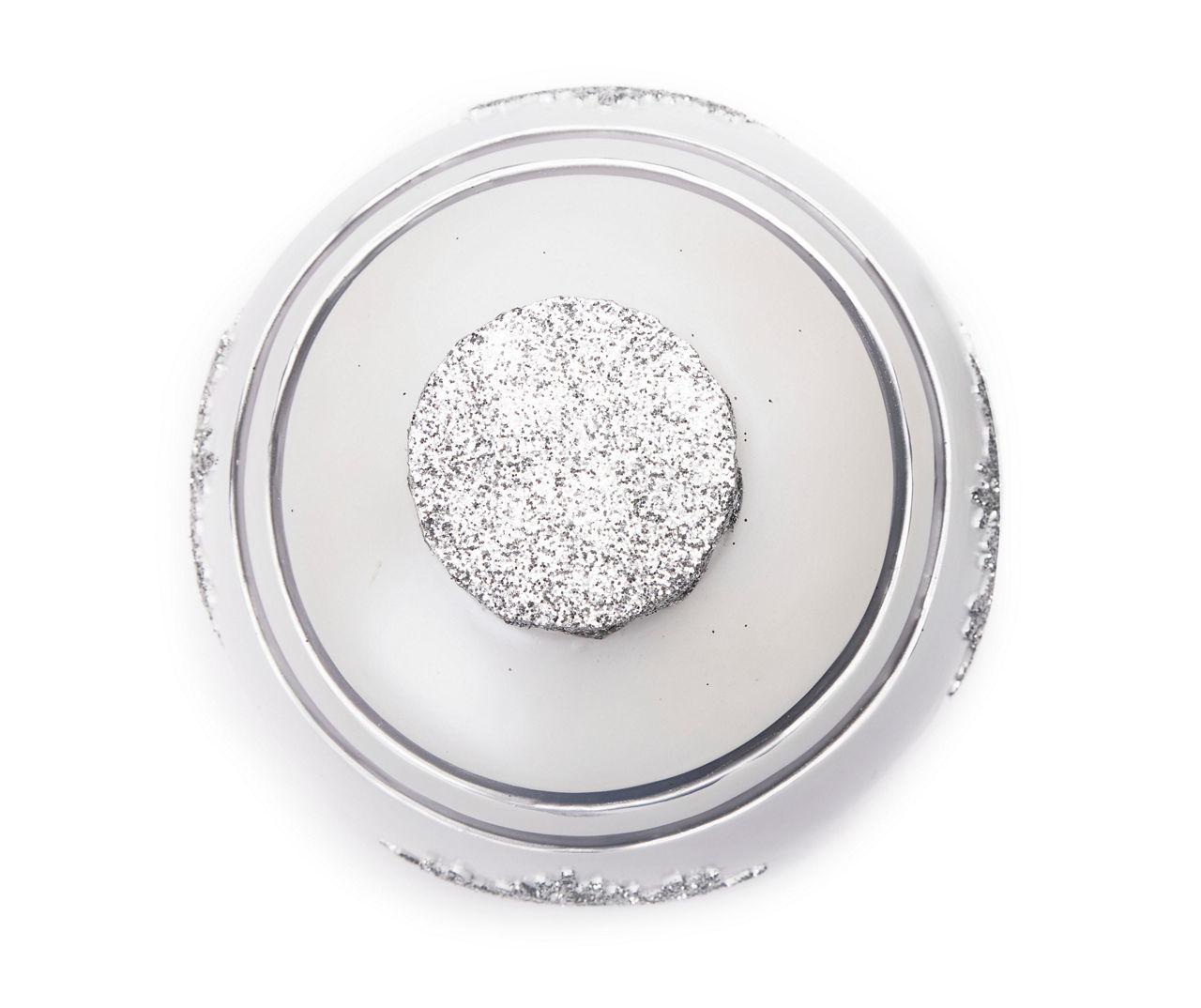 Silver & White Snowflake Ornament Tabletop Decor