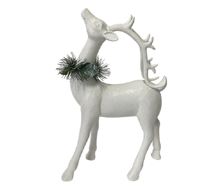Winter Wonder Lane White Standing Reindeer Tabletop Decor Big Lots