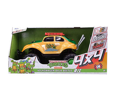 Yellow & Green 1:12 Volkswagen Baja Beetle 4x4 R/C Toy