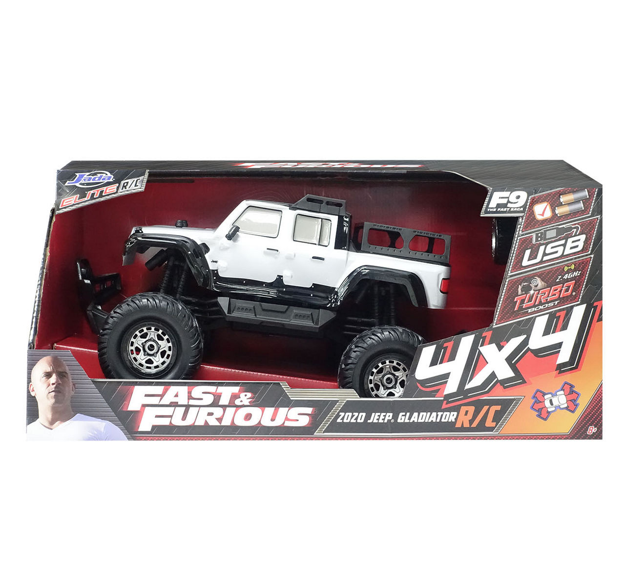 Silver 1:12 2020 Jeep Gladiator 4x4 R/C Toy