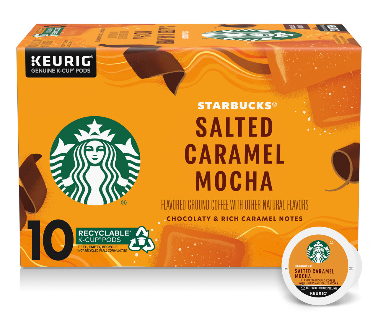 Starbucks Coffee K-Cup Pods, Naturally Flavored Hot Cocoa For