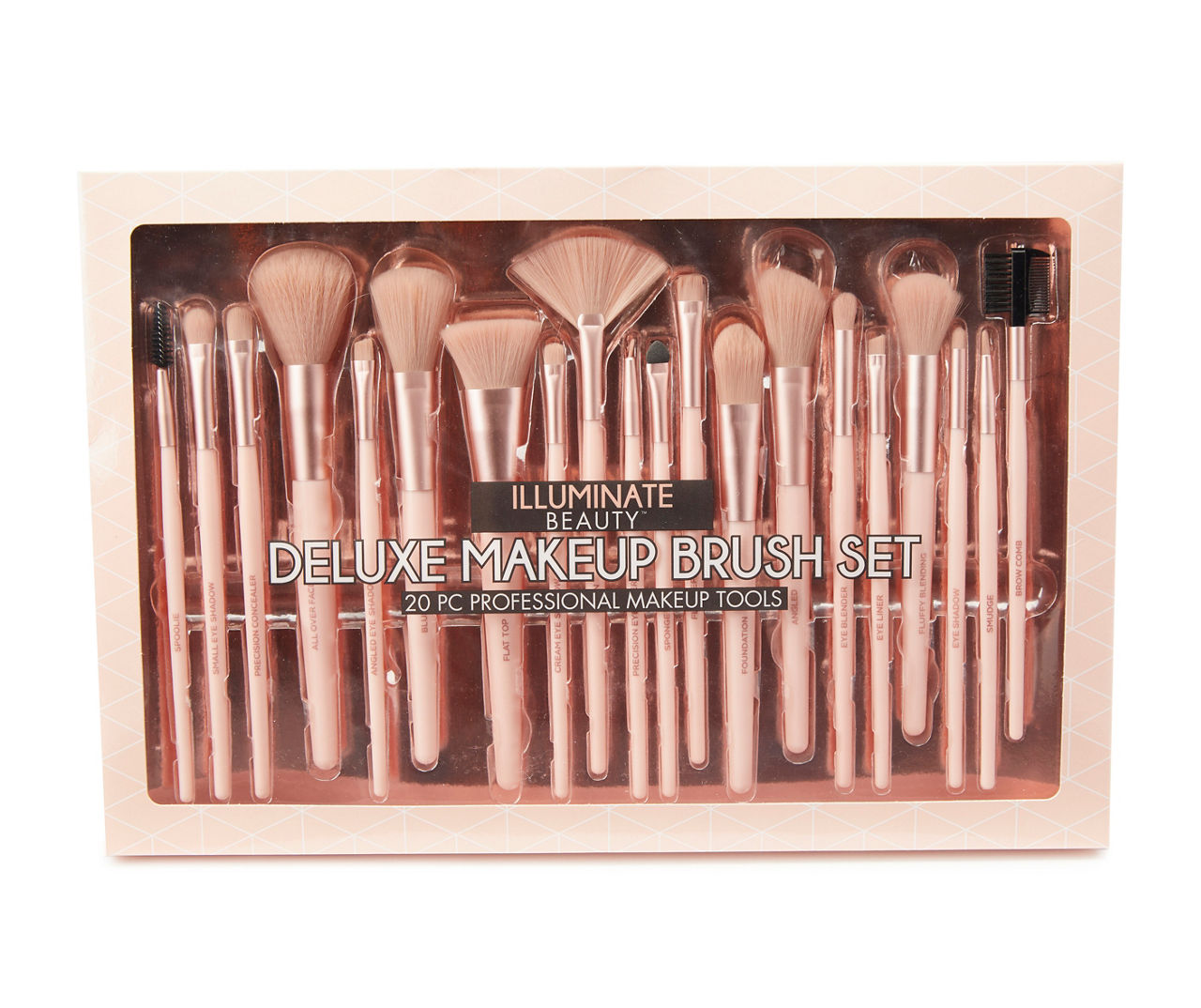 panel patrice Vanvid Illuminate Beauty Rose Gold 20-Piece Deluxe Makeup Brush Set | Big Lots