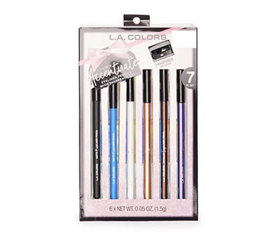Eyeliner Accentuate 7-Piece Eyeliner Pencils & Sharpener Set