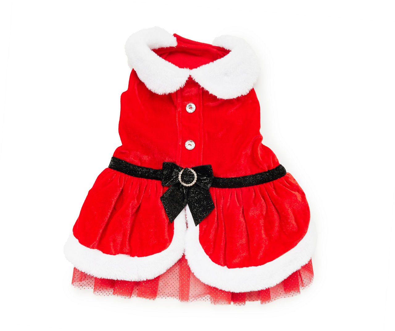 Pet Medium Red Santa Dress