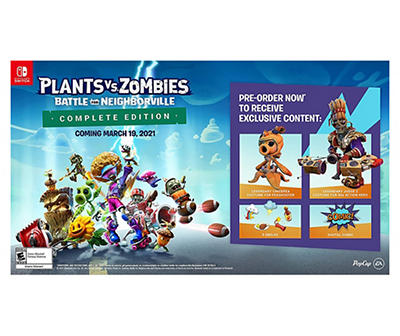 Plants Vs Zombies Battle for Neighborville Complete Edition for Nintendo Switch