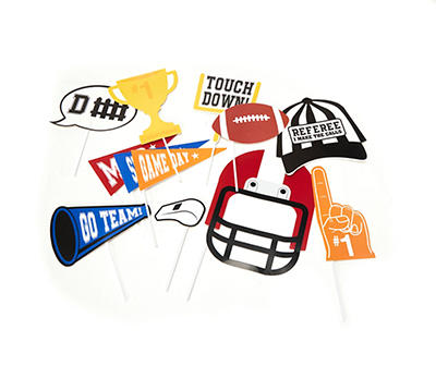 Football Photo Props, 12-Count