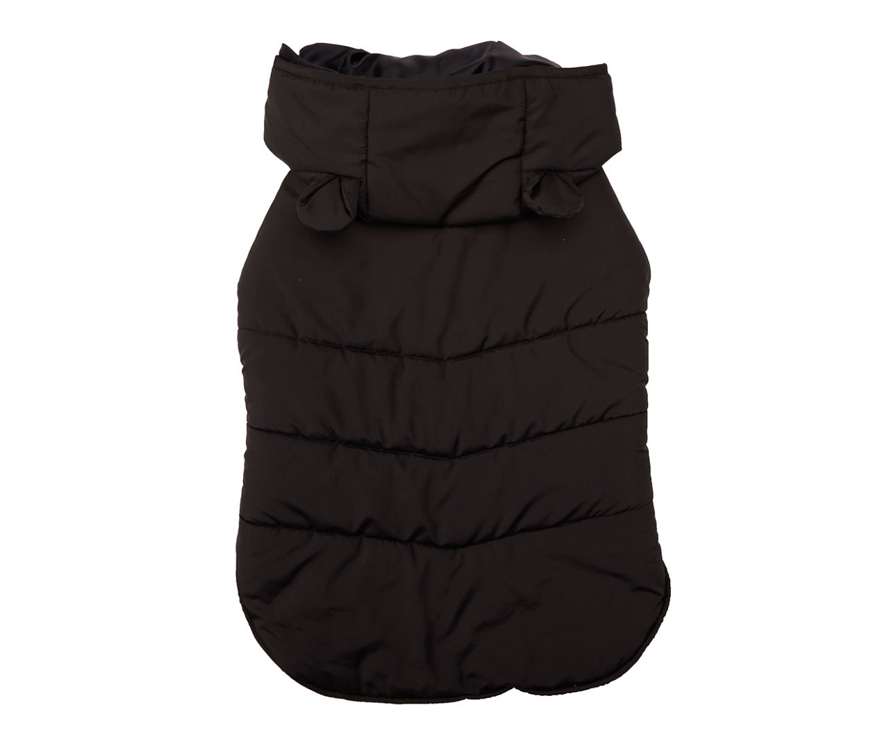 Pet X-Large Black Bear Quilted Hoodie Jacket