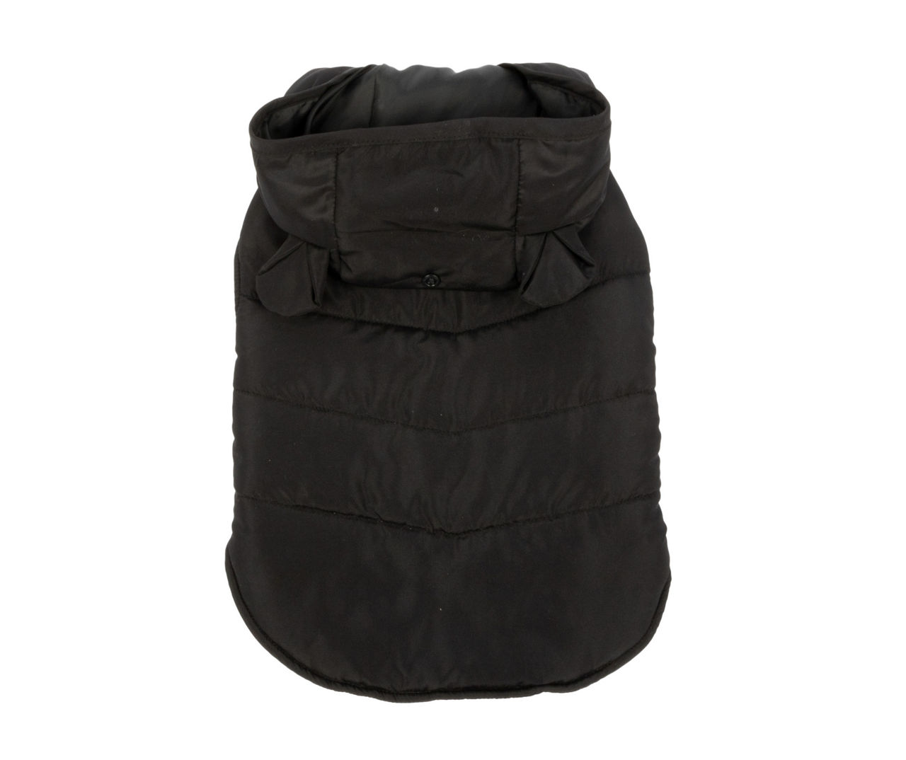 Pet Small Black Bear Quilted Hoodie Jacket