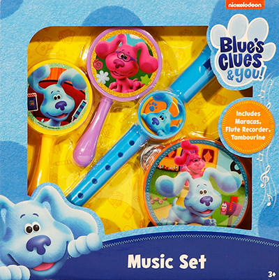 Blue's Clues Blue 4-Piece Music Set