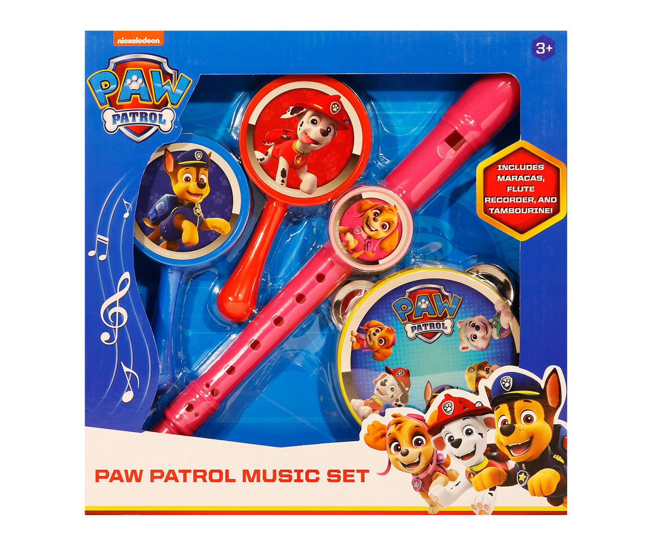 Paw Patrol Blue Red 4 Piece Music Set Big Lots