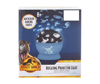 Blue Raptor Rotating Projection Lamp
