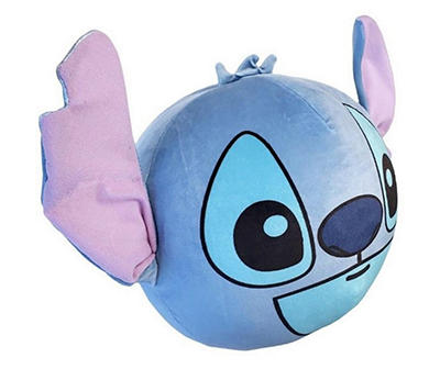 Stitch Character Head Cloud Pillow