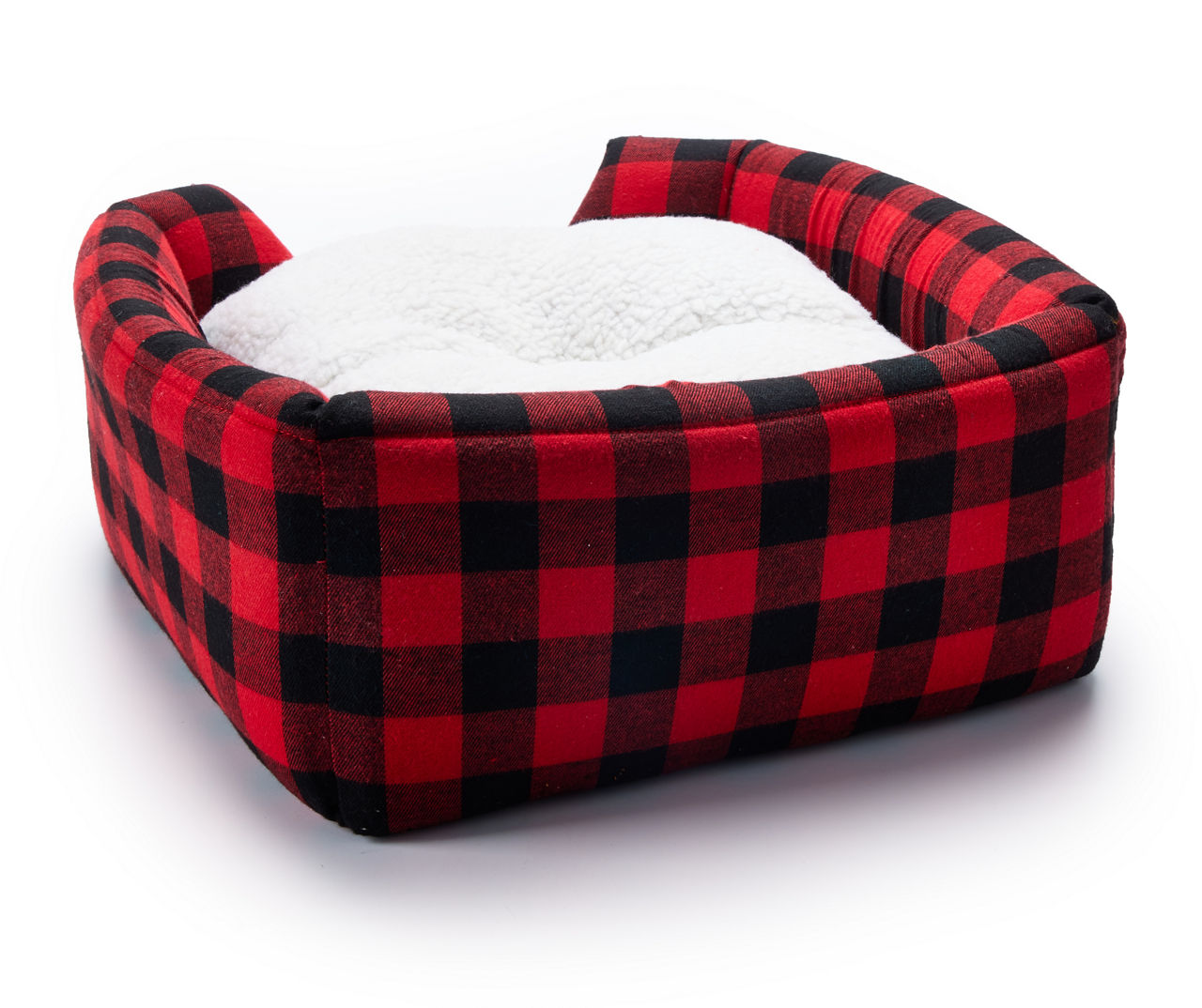 Red Buffalo Check Box Pet Bed 15